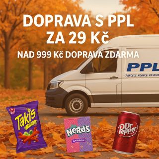 🚚💨 PPLKO ZA 29?! No nekecáme! 😝😛😛 A když se u tebe v košíku sejde za 999 Kč sladkostí… 💥 TAK JE TO FREE. DOPRAVA ZDARMA. 🤪...